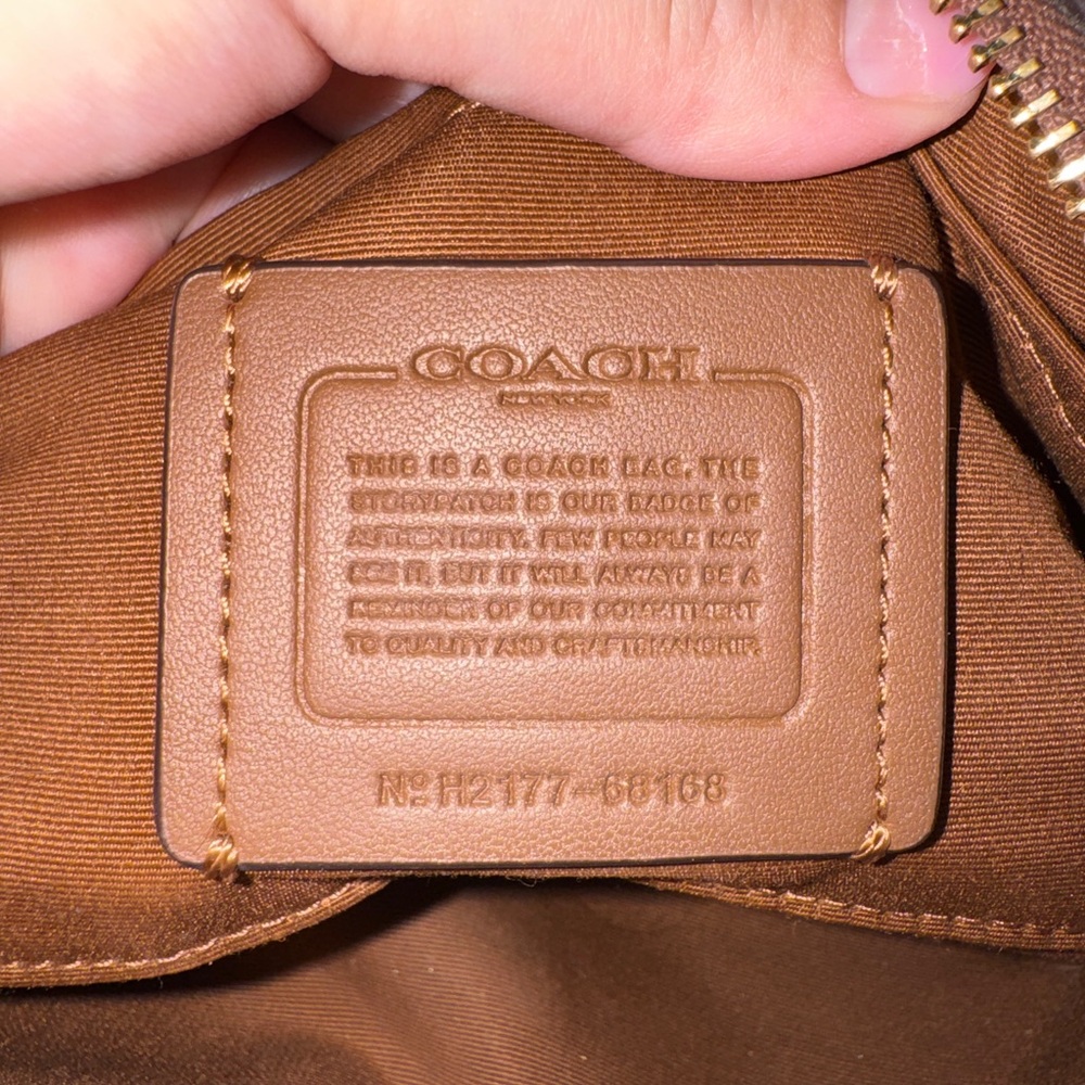 Coach Crossbody Monogram Double Zip Camera Bag - image 8